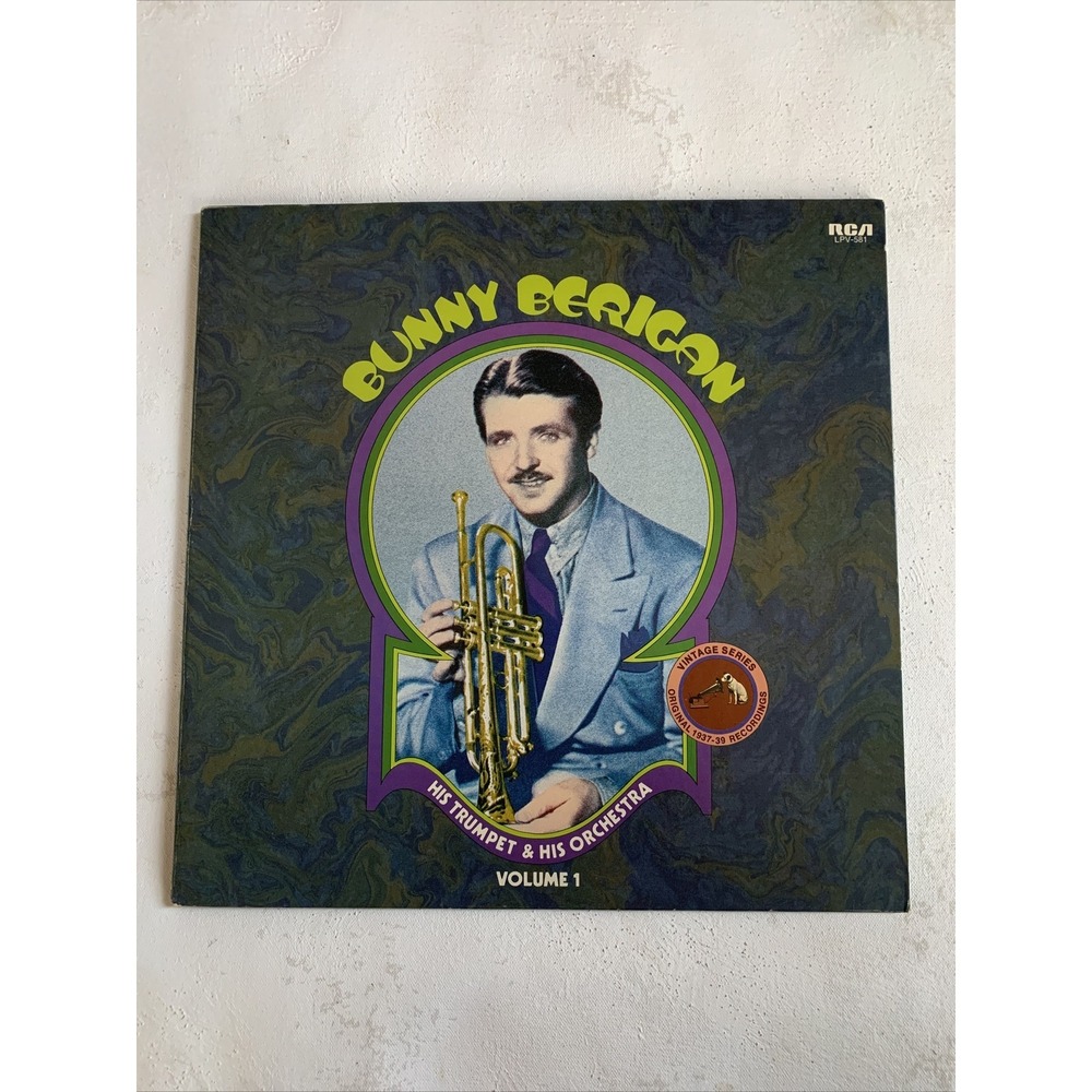 BUNNY BERIGAN HIS TRUMPET & HIS ORCHESTRA VOLUME 1 VINYL LP 1973 RCA FLASHES VG+